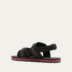 CHRISTIAN LOUBOUTIN
Men's Siwa Spike Double Grip Strap Sandals